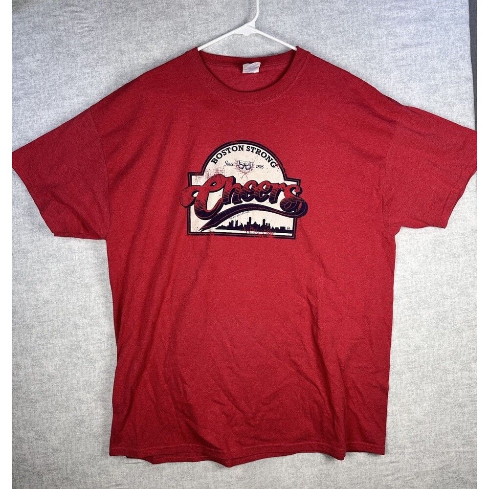 Cheers Bar Boston Strong T-shirt Large Official Merchandise Red XXL